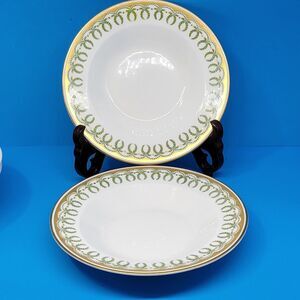 George Jones & Sons England Crescent China 19350 Set Of 2 Vintage 9 1/4" Bowls